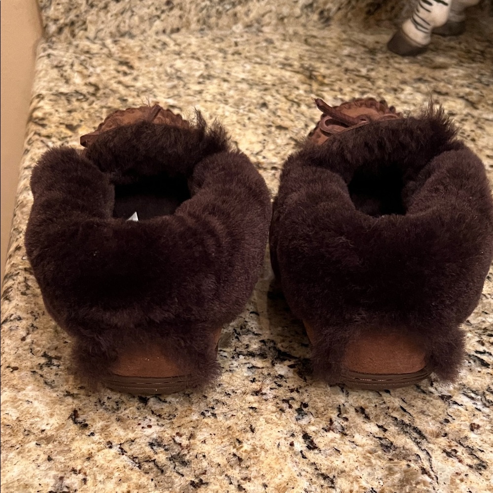 L.L. Bean Brown Suede Loafers - Picture 2 of 4